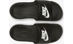 Nike Victori One Slide sieviešu čības Black White CN9677 005
