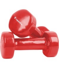 Vinila hanteļu komplekts inSPORTline Smoothbell 2 x 1,5 kg