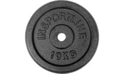 Tērauda atsvars 30 mm satveršanas mehānismam inSPORTline 10 kg