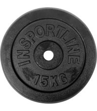 Tērauda atsvars stienim 30 mm inSPORTline 15 kg