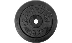 Tērauda atsvars 30 mm satveršanas mehānismam inSPORTline 15 kg