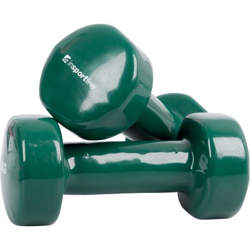 Vinila hanteļu komplekts inSPORTline Smoothbell 2 x 3 kg