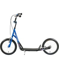 Worker City Urban Inflatable Scooter (up to 100kg) - Black/Blue