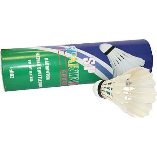 Badmintona spalvas Spartan Feather (6 gab.)