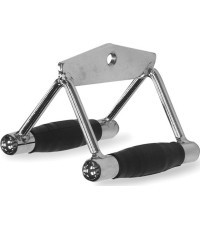 Gumijas pārklājuma dubultā satvēriena rokturis tauvas rindām inSPORTline