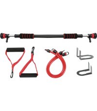 Durvju rāmja šķērssija ar inSPORTline pretestības lentēm 75-90 cm (līdz 100 kg)