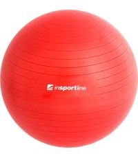 Vingrošanas bumba + sūknis inSPORTline Top Ball 75cm - Red
