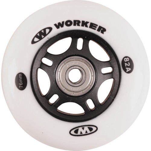 Riteņu komplekts 4 gab. – 76 mm ar ABEC-7 gultņiem, hroms