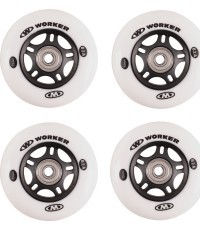 Комплект 4 шт - колеса 72 мм и подшипник ABEC-7 хром