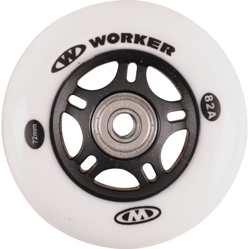 Set 4 pcs – Wheels 72mm and Bearing ABEC-7 chrome