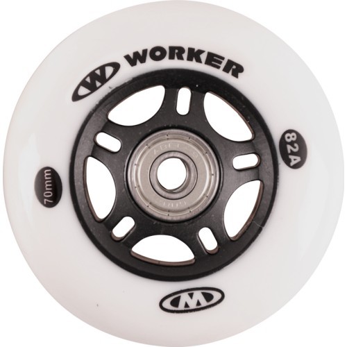 Wheels 70mm and Bearing ABEC-5 Carbon - Set 4 pcs.