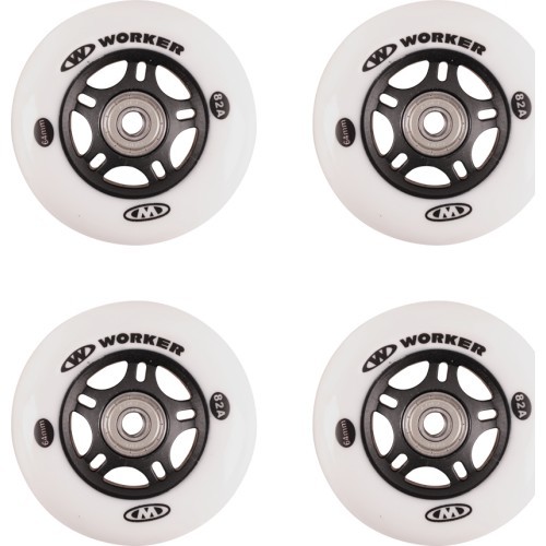 4 gab. komplekts – 64 mm riteņi un ABEC-5 carbon gultņi