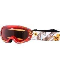Детские горнолыжные очки Worker Doyle Black UV S2 - Red and Graphics