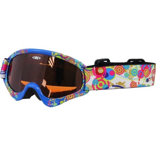 Kids ski goggles WORKER Sterling with graphics - Z12-YEL-yelow graf.