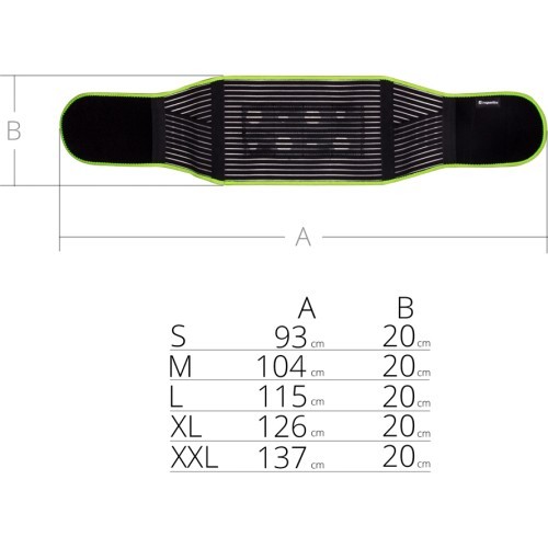 Magnetic Bamboo Kidney Belt inSPORTline