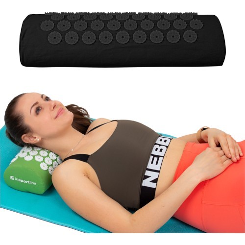 Masāžas spilvens inSPORTline AKU-P100 - Melna