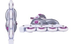 Регулируемые роликовые коньки Worker Aron White