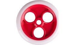 Priekšējais ritenis Spartan 230x33 mm skrejritenim Jumbo 2 - Sarkans-balts