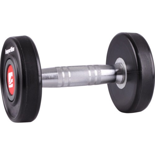 inSPORTline PRO 12kg rubberised dumbbell