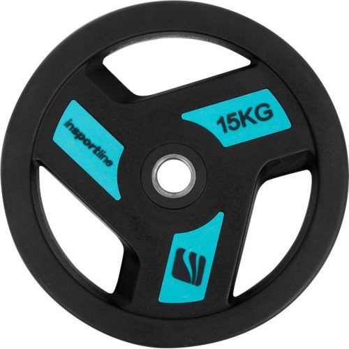 Ar gumiju pārklāts svaru disks inSPORTline Herk 15 kg