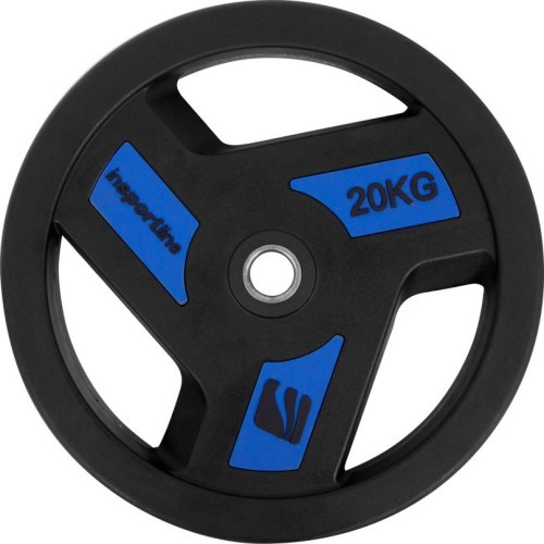 Ar gumiju pārklāts svara disks inSPORTline Herk 20 kg