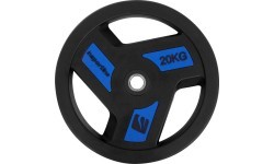 Обрезиненный диск для штанги inSPORTline Herk 20 кг