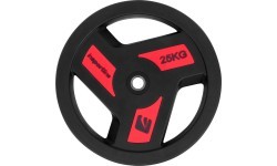 Rubber-Coated Weight Plate inSPORTline Herk 25 kg