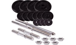 Barbell and Dumbbell Set with a Case inSPORTline 50 kg