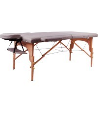 Massage Table inSPORTline Taisage 2-Piece Wooden - Grey