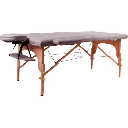 Massage Table inSPORTline Taisage 2-Piece Wooden - Grey