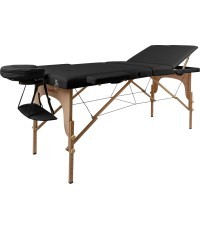 Массажный стол inSPORTline Japane 3-Piece Wooden - Black
