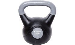 Vinila svaru bumba ar cementa pildījumu inSPORTline Vin-Bell Dark 14 kg