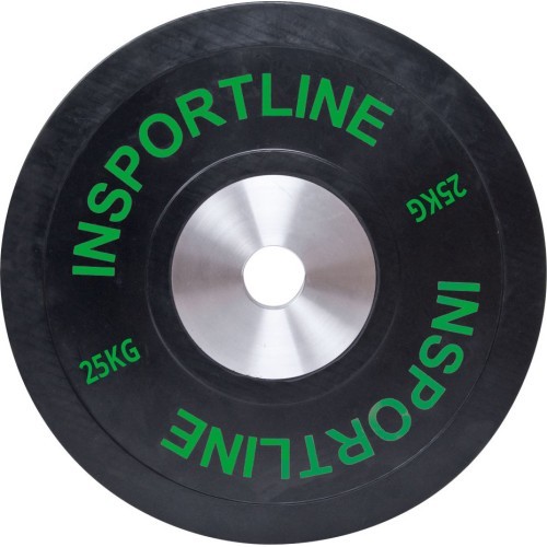 Gumijas svaru disks inSPORTline Bumper Plate 25 kg