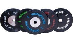 Резиновый диск для штанги inSPORTline Bumper Plate 25 кг