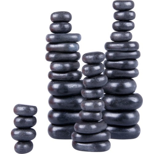 Набор лавовых массажных камней inSPORTline Basalt Stone, 36 шт.