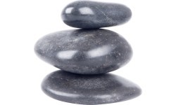 Karstie masāžas akmeņi inSPORTline 3gab 60-80mm