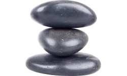 Набор лавовых камней inSPORTline Речной камень 8-10 см - 3 шт.