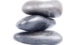 Karstie masāžas akmeņi inSPORTline 3gab 10-12cm