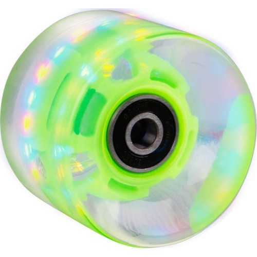 Spīdošs Penny Board ritenis 60 x 45 mm ar ABEC 7 gultņiem - Zaļš