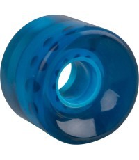 Mini skeitbords caurspīdīgs ritenis 60x45 mm - Blue