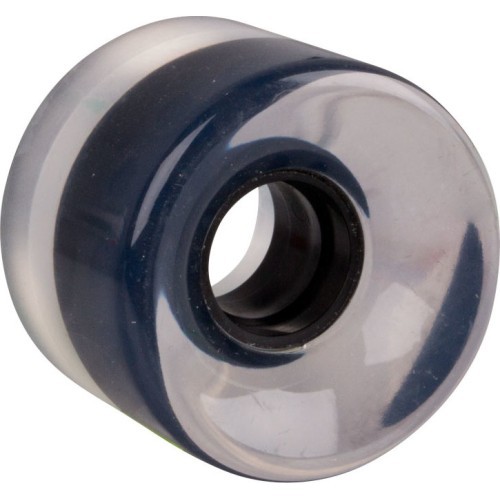 Caurspīdīgs Penny Board ritenis 60 x 45 mm - Melna
