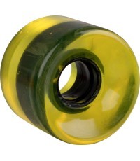 Мини-скейтборды прозрачное колесо 60x45 мм - Yellow