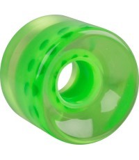 Мини-скейтборды прозрачное колесо 60x45 мм - Green