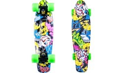 Mini skeitbords WORKER Colory 22ʺ - Angry Green