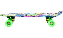 Mini skeitbords WORKER Colory 22ʺ - Angry Green