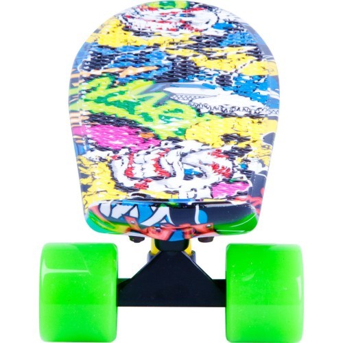 Mini skeitbords WORKER Colory 22ʺ - Angry Green