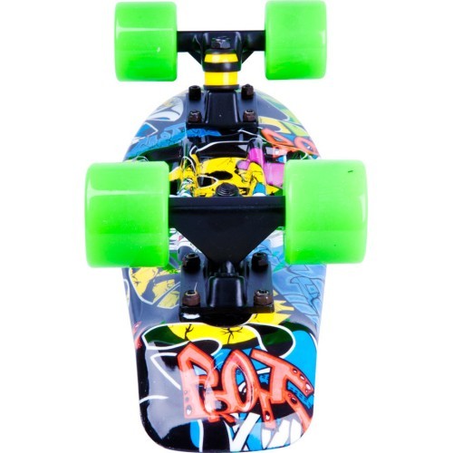 Mini skeitbords WORKER Colory 22ʺ - Angry Green