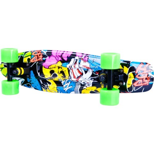 Mini skeitbords WORKER Colory 22ʺ - Angry Green