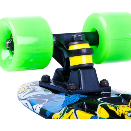 Mini skeitbords WORKER Colory 22ʺ - Angry Green