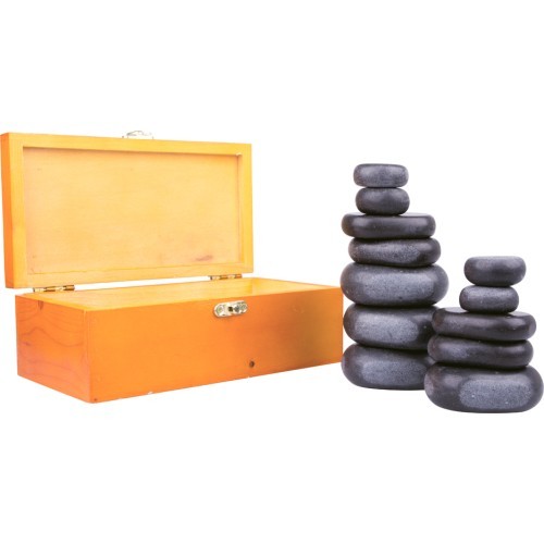Набор лавовых камней для массажа inSPORTline Basalt Stone 12 шт.